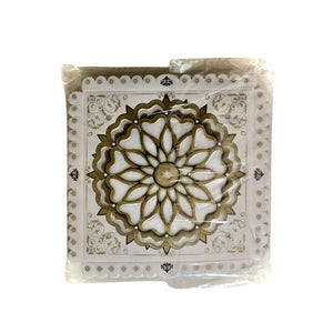 White Vesak Lantern - 2 in a pack - වෙසක් කූඩුව