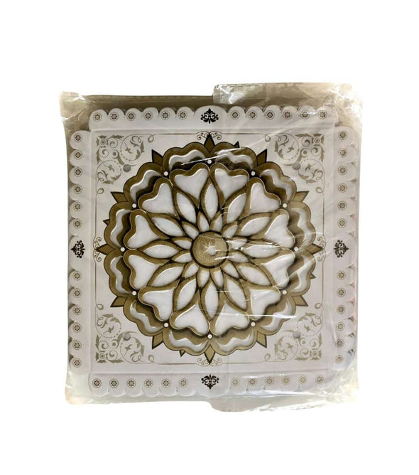 White Vesak Lantern - 2 in a pack - වෙසක් කූඩුව