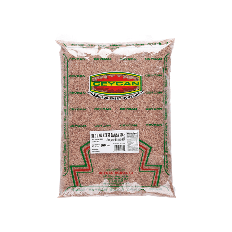 Red Raw Keeri Samba Rice 2lbs
